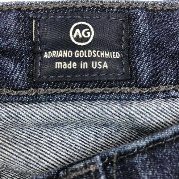 AG Adriano Goldschmied Ballad Slim Bootcut Jeans 26R Womens Dark Wash Denim - Picture 12 of 15